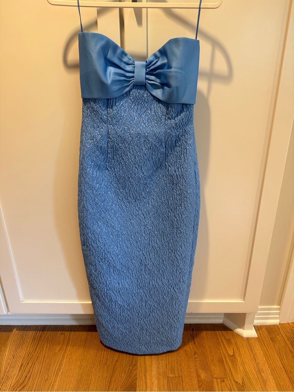 Sau Lee Jackie Blue Strapless Midi Dress - Picture 3 of 5